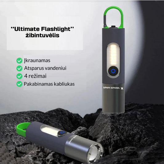 "Ultimate Flashlight" ryškiai šviečiantis žibintuvėlis