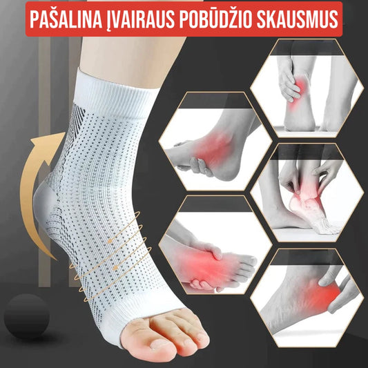 Ortopedinės "Neurosocks" kojinės - patinimą ir skausmą malšinančios kojinės