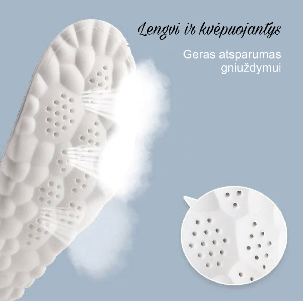 "ComfyInsoles" Komfortiški vidpadžiai (1 pora + 1 NEMOKAMAI)