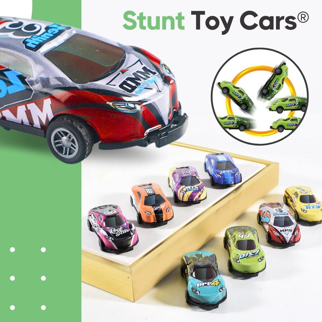 Mašinėlės vaikams "Stunt Toy Cars" (5 vnt. komplektas)