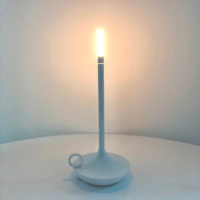 Jardioui Blanc RétroChic - Lampe sans fil Vintage