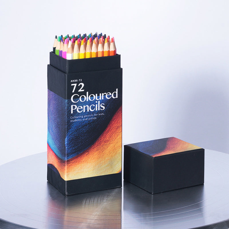 Nešiojamas spalvotų pieštukų rinkinys